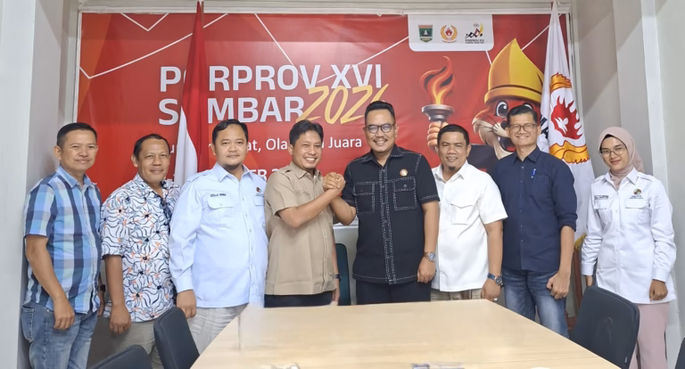 Dekopinwil Sumbar Audiensi dengan KONI Sumbar, Dorong Pembentukan Koperasi Olahraga