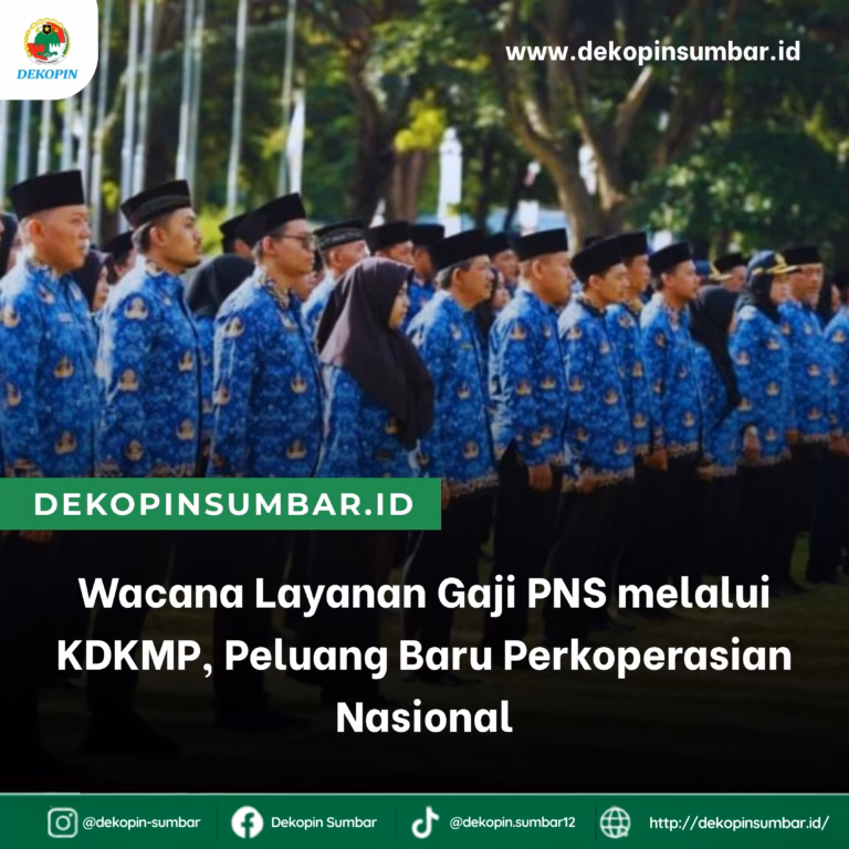 Wacana Koperasi Bidik Layanan Gaji PNS, Peluang Baru Perkoperasian Nasional