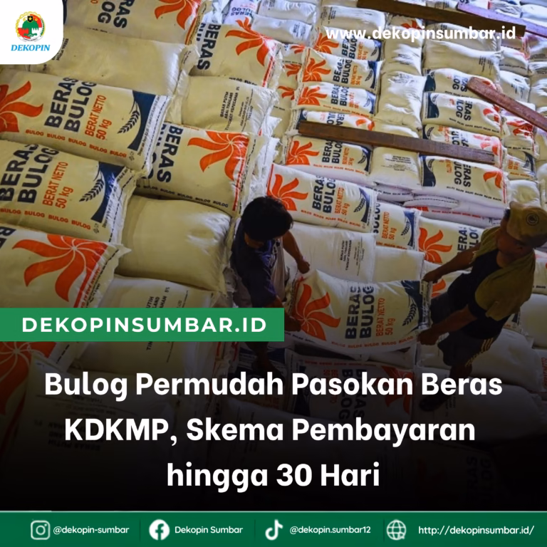 Bulog Pastikan Permudah Pasokan Beras KDKMP, Skema Pembayaran hingga 30 Hari
